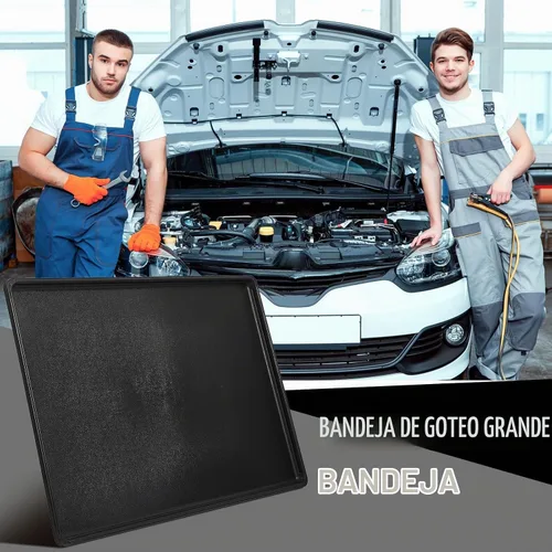 Vista 6 de 2 Piezas Bandeja de Goteo Automática de Aceite Bandeja de Goteo de Aceite para Debajo del Automóvil, Bandeja de Aceite de Plástico para Mantener