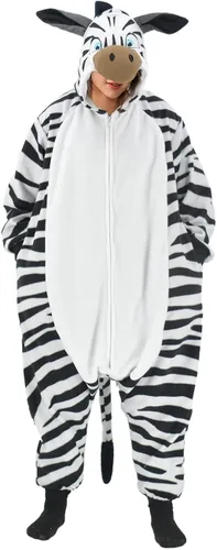 Vista 2 de Adult Onesie Pajamas Cosplay Costume Animal Plush Homewear Sleepwear Jumpsuit for Men Women Girls Boys Teens