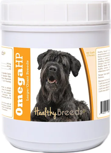 Vista 153 de Healthy Breeds Affenpinscher Omega HP - Masticables suaves para piel y pelaje, 60