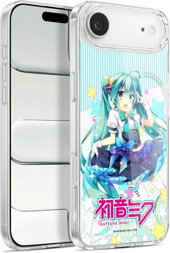 Vista 160 de Head Case Designs Licencia Oficial Hatsune Miku Gráficos Lindos Carcasa de Gel [Protección de Grado Militar] Compatible con Apple iPhone 7
