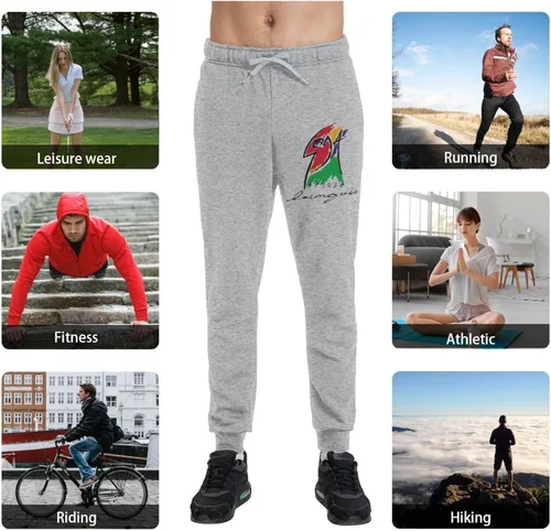 Vista 7 de Soda Stereo Long Sweatpants Men's Casual Fashion Sport Long Pants Drawstring Trousers with Pockets
