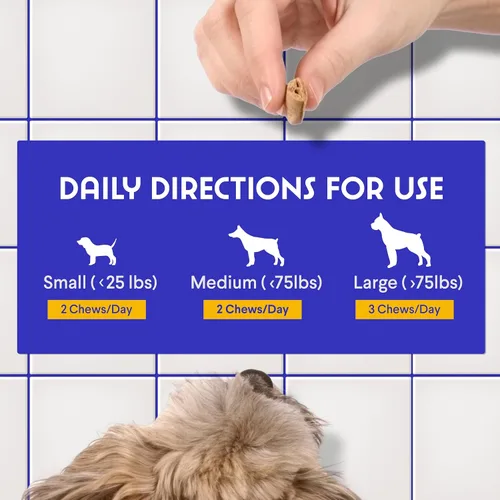 Vista 7 de Wonder Paws Apoyo cardiovascular para perros – Masticables cardiovasculares Salud del corazón, circulación, energía y control