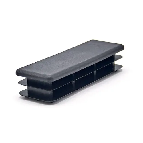 Vista 13 de Outwater Tapones rectangulares de plástico de 1-1/2 x 3 pulgadas para tubos, tapón de acabado para silla de tubo rectangular, protector de suelo, se