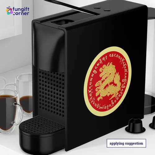 Vista 8 de Auspicious - Calcomanías de amuleto de dragón de Feng Shui, símbolo de poder, estado e influencia, regalo de Feng Shui, calcomanías decorativas