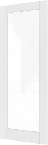 Vista 20 de WINSTELLAR - Losa de puerta de vidrio transparente preconstruida de 18 x 80 pulgadas, 3-Lite, puertas interiores pintables para el hogar