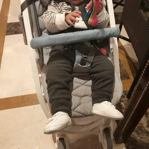 Vista 6 de Zapatos de bebé para niños Prewalker con cordones casuales
