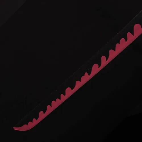 Vista 4 de Sword Valley Espada de la serie Demon de aproximadamente 40.9 pulgadas Cosplay Prop Anime Slayers Katana Samurai Sword Textura original de anime