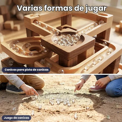 Vista 4 de AMOR PRESENT 170 piezas de mármoles de vidrio, 0.6 pulgadas Mables