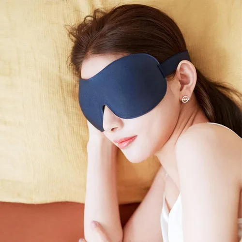 Vista 4 de AccEncyc 4 piezas de antifaz 3D para dormir, cubiertas de ojos para dormir de espalda y de lado en viajes, dormir, avión