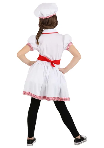 Vista 2 de Disfraz de Chef Fresco para Niños Multicolor