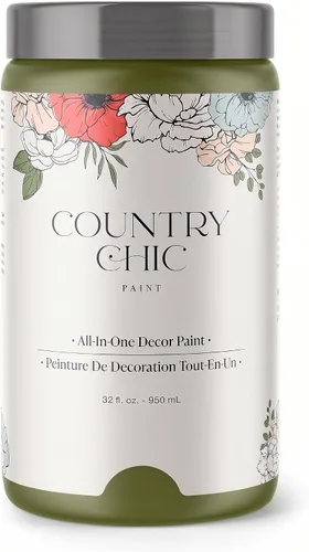 Vista 64 de Country Chic - Pintura a la tiza todo en uno para muebles y armarios, ecológica, acabado mate, con primer y sellador, para madera y metal, Alchemist