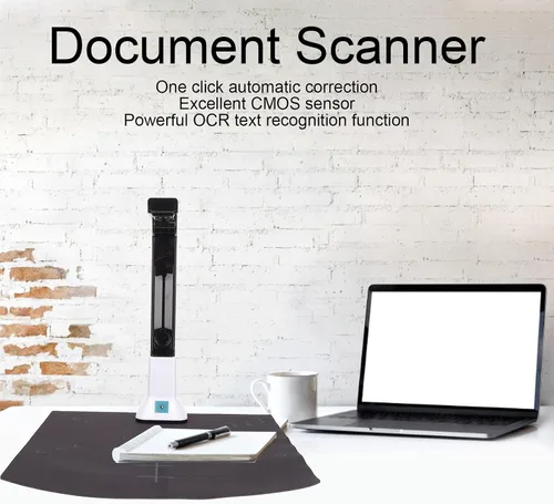 Vista 2 de Cámara de documentos 8MP 4K Ultra High Definition USB Document Scanner A4 Auto Focusing para aprendizaje a distancia, videoconferencia, trabajo