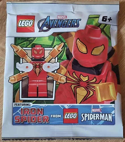 Vista 3 de LEGO Super Heroes: Vengadores Infinity War Iron Spider Minifigura