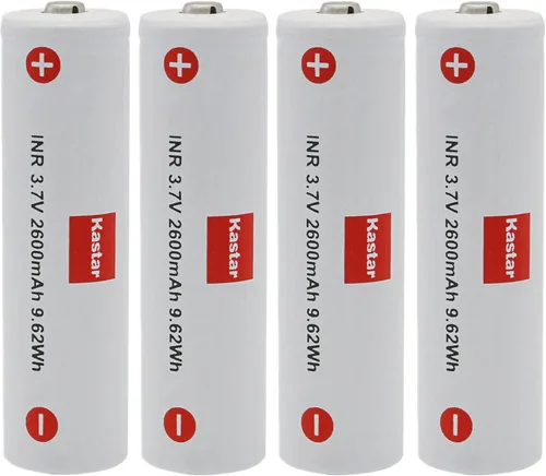Vista 5 de Kastar Paquete de 3 baterías recargables de 3.7 V 2600 mAh para Zhiyun-Tech Gimbal Crane V1 Crane 2 / Crane 2S / Crane 3S/Crane 3S Pro/Crane 3SE