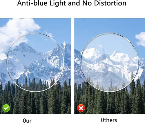 Vista 4 de Gafas de lectura fotocromáticas progresivas multienfoque para hombres y mujeres, gafas de luz azul para lectura