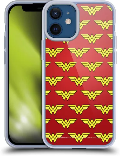 Vista 14 de Head Case Designs Funda de gel suave con licencia oficial de Wonder Woman DC Comics Classic Logos compatible con Apple iPhone 7 Plus/iPhone 8 Plus