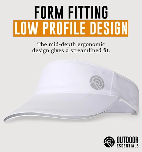 Vista 5 de Sun Visor Hat for Women & Men - Womens Visor, Tennis Visor, Golf Visor - Running Visor