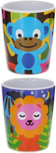 Vista 3 de Vaso infantil para jugo diseño de la selva French Bull, Tazas, Jungle