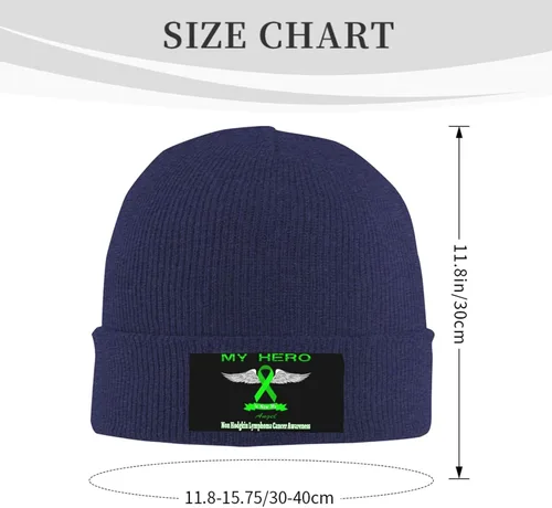 Vista 3 de Beanie Hat Unisex Stretchy Hat Soft Warmth Knit Hat Cap for Men & Women
