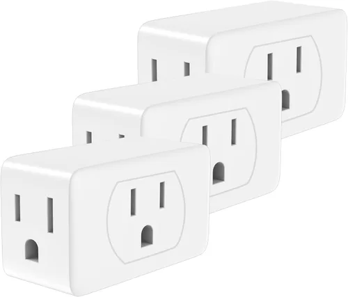 Vista 9 de Extensor de salida de protección contra sobretensiones con enchufe giratorio, extensor de salida de enchufe múltiple con 4 divisores y 2 puertos USB