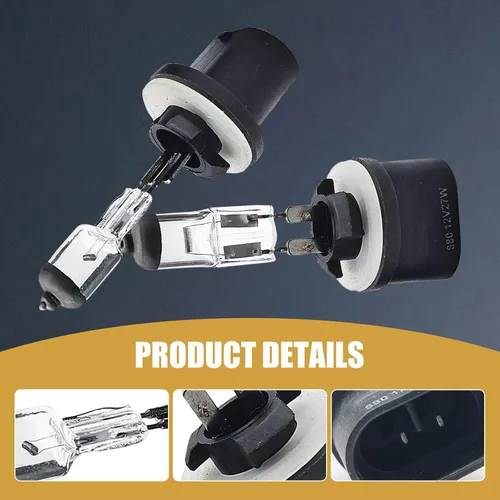 Vista 3 de gunhunt 2 bombillas halógenas para automóvil 880-27W, lámpara de cuarzo de 12V, haz ultra brillante, luz antiniebla de haz bajo/alto de repuesto