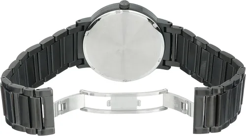 Vista 7 de Bulova Men's 3-Hand Quartz Watch with Diamond Dial and Edge to Edge Crystal