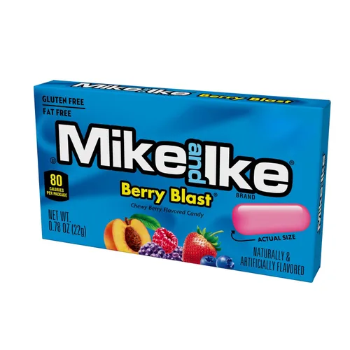 Vista 4 de Mike and Ike Berry Blast Candy, caja de 0.78 onzas (paquete de 24)