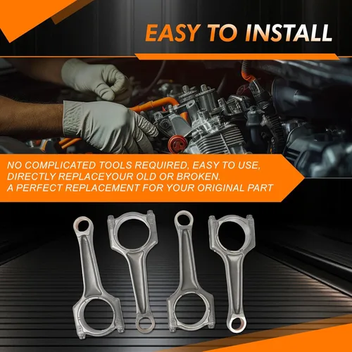 Vista 7 de 4 bielas compatibles con BMW F30 F32 F48 F55 F56 X1 X2 X3 X4 Cooper S 2.0T B46 B48 After-Market Parts
