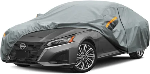 Vista 260 de Kayme Funda de Coche de Servicio Pesado Impermeable para Todo Tipo de Clima, Ajuste Personalizado para Tesla Model S, Cubierta Exterior Completa
