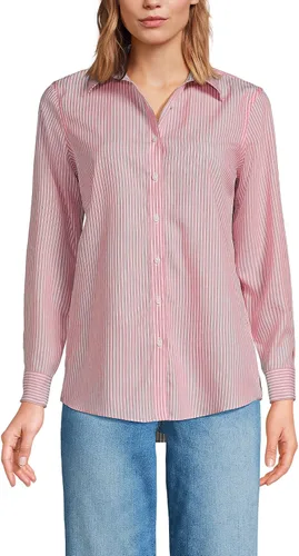 Vista 15 de Lands' End - Camisa de manga larga de cordón Pinwale para mujer