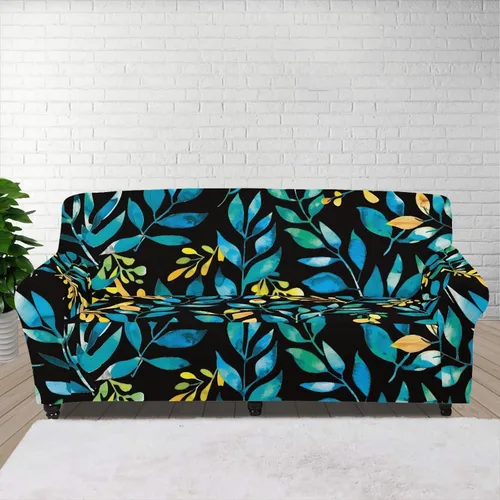 Vista 66 de ZOUTAIRONG Fundas elásticas para sofá con estampado de ramas de camuflaje 3D para sofá, funda para muebles de un solo cojín, decoración del hogar u