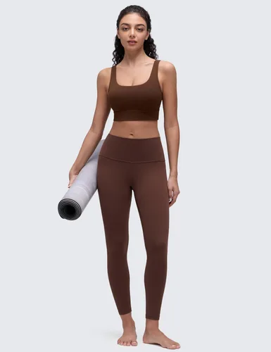 Vista 20 de CRZ YOGA Butterluxe - Brasier deportivo con espalda en U para mujer, cuello redondo, acolchado, de bajo impacto, para yoga, entrenamiento