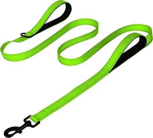 Vista 35 de Joytale - Correa reflectante de doble cara para perro, 6, 5 y 4 pies, resistente de nailon, asa acolchada, para pasear perros pequeños y medianos