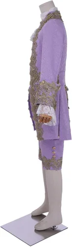 Vista 4 de Disfraz victoriano para hombre traje de rococó chaleco de príncipe para cosplay de Halloween