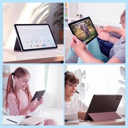 Vista 6 de DigiLand Tablet 2025, tableta Android de 10.1 pulgadas con procesador Octa-core 10 GB de RAM 64 GB ROM HD IPS pantalla táctil, 6000 mAh, BT 5.0