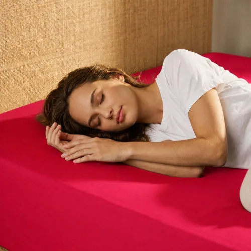 Vista 154 de Sábana bajera ajustable de lujo suave de 600 hilos, 100% algodón egipcio, sábana bajera ajustable individual con elástico alrededor, se adapta a