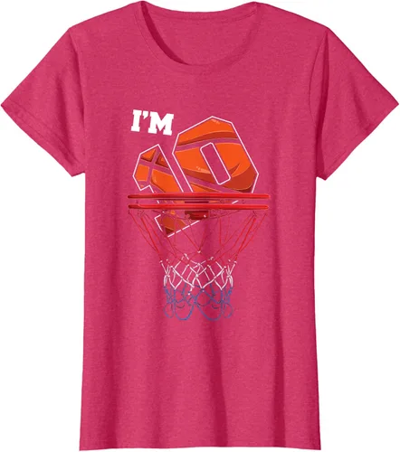 Vista 7 de Camiseta de regalo de cumpleaños con red de baloncesto de 10 años, Negro