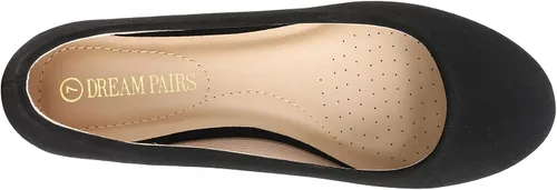 Vista 3 de DREAM PAIRS Zapatos planos para caminar con suela simple para mujer
