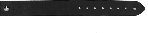 Vista 5 de Clara DDLG ODDO - Collar hecho a mano de piel auténtica con anillo tórico