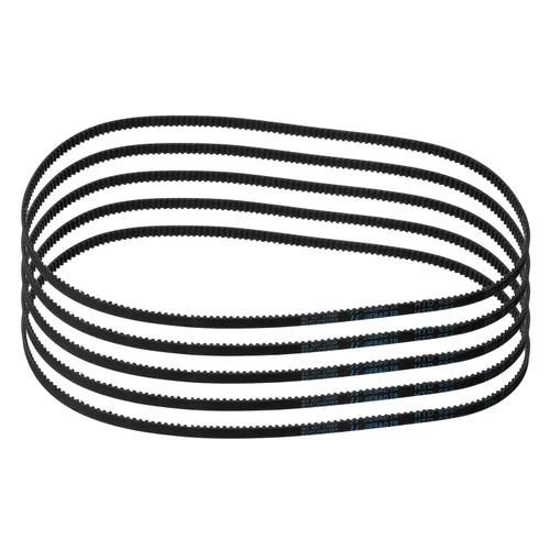 Vista 89 de uxcell 4 piezas HTD-3M Correa de Distribución de Goma 48 Dientes, Longitud de Paso 144mm x Ancho 6mm x Altura 2.4mm, Correa de Polea de Distribución