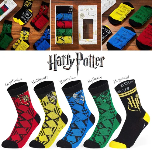 Vista 5 de Harry Potter Calcetines de regalo para niños y niñas, adolescentes, Varios