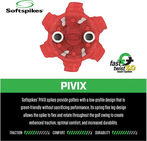 Vista 8 de Softspikes PiViX Tacos de Golf - Fast Twist 3.0-18