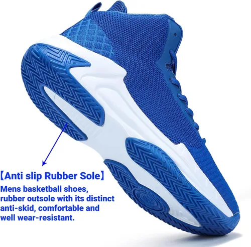 Vista 4 de Beita - Tenis de baloncesto para hombre, transpirables, antideslizantes.