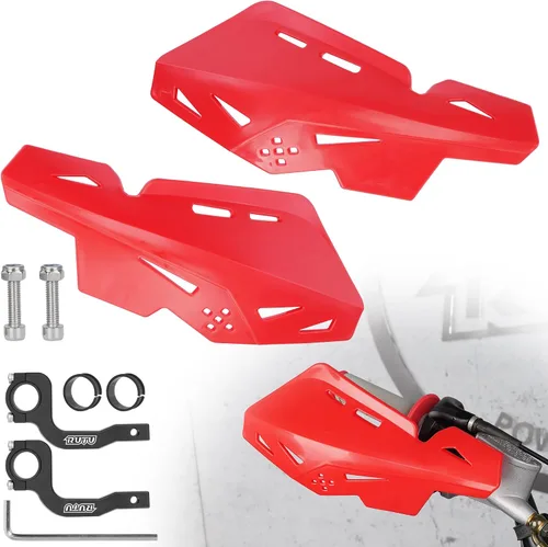 Vista 8 de RUTU Paramanos para Dirt Bike de 7/8 pulgadas 22mm, Paramanos de motocicleta con soporte CNC, par compatible con motos Dirt Pit, Motocross, ATV, CRF