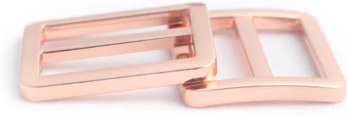 Vista 6 de Ganchos giratorios de metal con anillos en D y hebillas deslizantes para bolso arcoíris Tri-Glides..