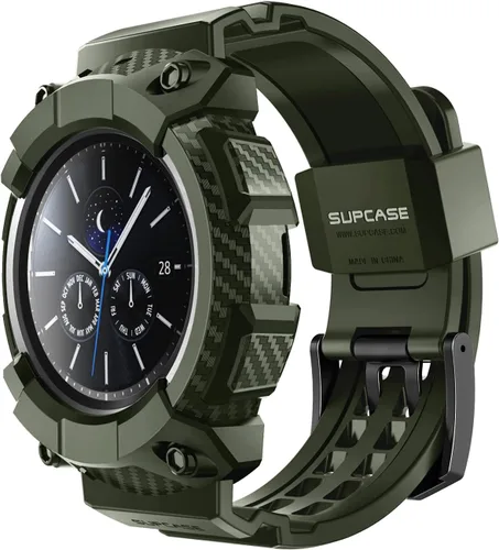 Vista 9 de SUPCASE [Unicorn Beetle Pro] Serie de funda para Galaxy Watch 3 [45mm] lanzamiento 2020, funda protectora resistente con correas