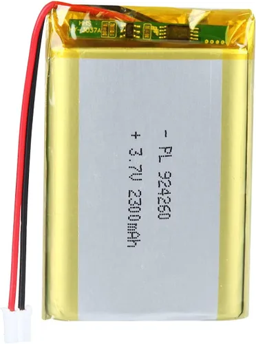 Vista 47 de Batería de 3.7V 200mAh 502025 Li-ion Li-Po recargable de iones de litio con conector de paso de 2P PH 0.079 in