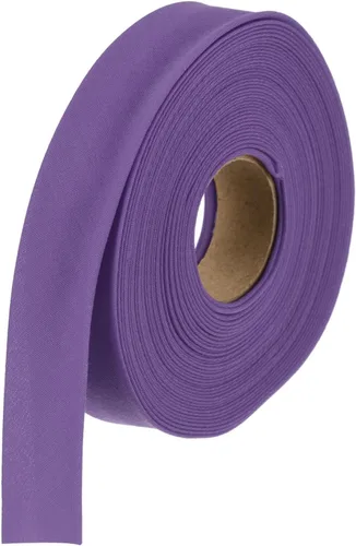 Vista 178 de MECCANIXITY Cinta al bies de doble pliegue de 1 pulgada, cinta al bies de poliéster continua a granel para coser, costura, acolchado, dobladillo