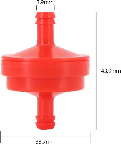 Vista 3 de KIPA Filtro de combustible de gas en línea de 1/4 pulgadas para Toro 42-5240 56-6360 298090 298090S John Deere AM107314 LG298090 LG298090S PT4265