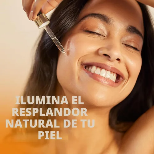 Vista 7 de Suero facial con vitamina C, ácido hialurónico, ácido ferúlico y vitamina E, suero iluminador facial antienvejecimiento para el cuidado de la piel